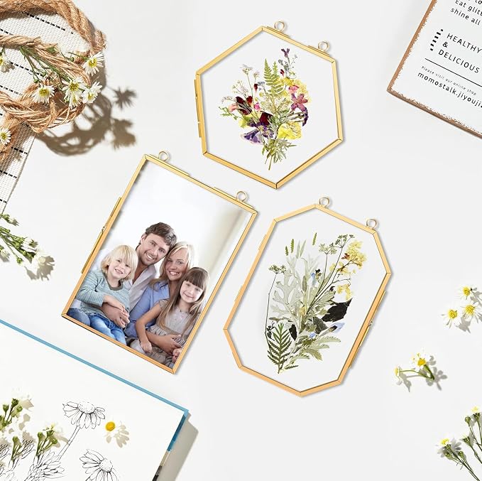 BABUFINE 3PCS Pressed Flower Frames - Image 5