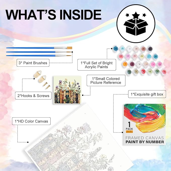 Yezavesu Framed Paint by Numbers Kit - Image 5