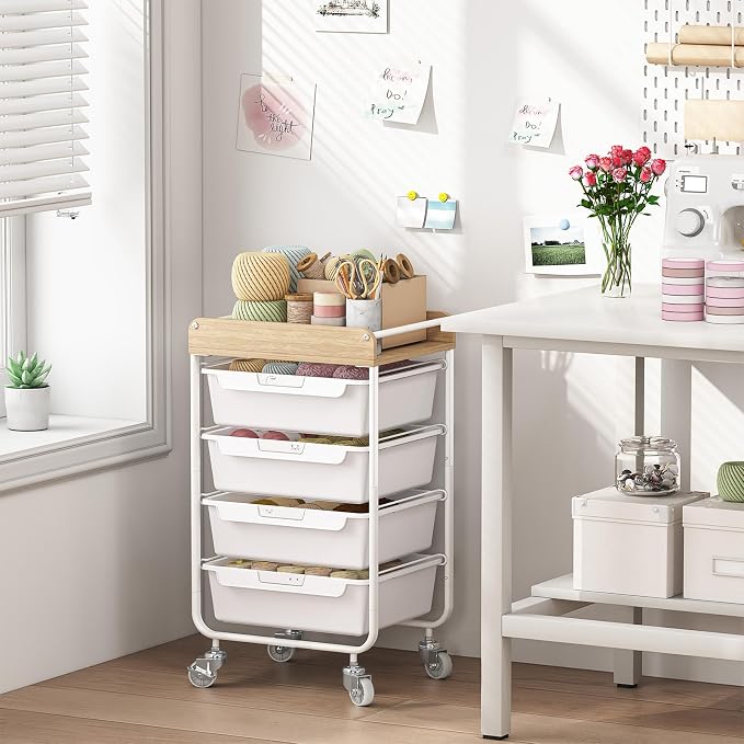Rolling Craft Storage Cart - Image 2