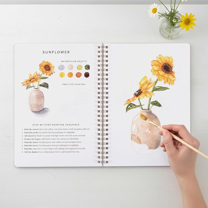Beautiful Watercolor Workbook for Beginners - Image 6