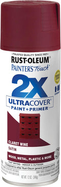 Rust-Oleum Painter's Touch 2X Ultra Cover Spray Paint, Satin Claret Wine | by Rust-Oleum