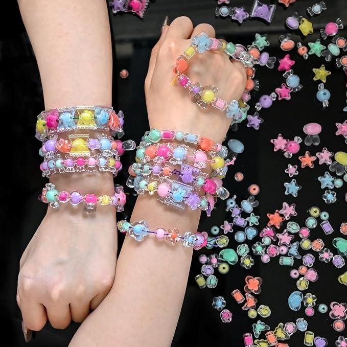 100+ pcs Candy Bulk Assorted Cute Kandi Beads - Image 4