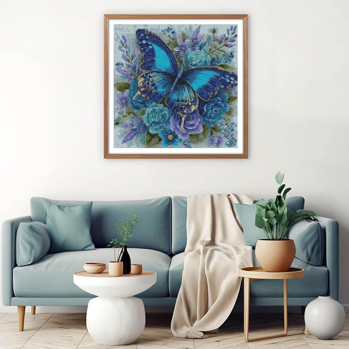 Butterfly and Flowers Cross Stitch Kits - Image 3