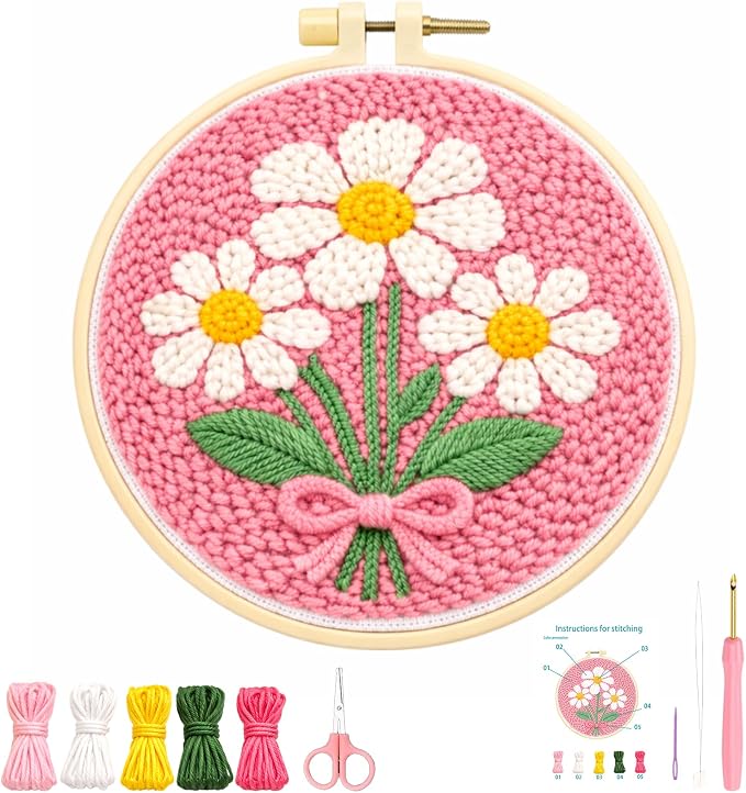 ZMYORAH Punch Needle Kit for Beginners, DIY Punch Needle Starter Set by ZMYORAH