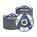Sali 20 Pack Flap Disc 40 Grit 4.5" x 7/8-Inch Sanding Disc Bevel Type #29 Premium and Industrial Grade Angle Grinder Grinding Wheel High Performance Edge Grinding