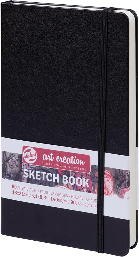 Talens Art Creation Sketchbook 80 Sheets, 13 cm x 21 cm by Talens+Art+Creation