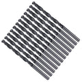 Drill Bit, 3mm Cutting Diameter, 4241 HSS Nitriding Black 118° Cutting Angle Versatile Jobber Bits - (Applications: for Drilling Plastic Wood Soft Metal), 12-Pieces