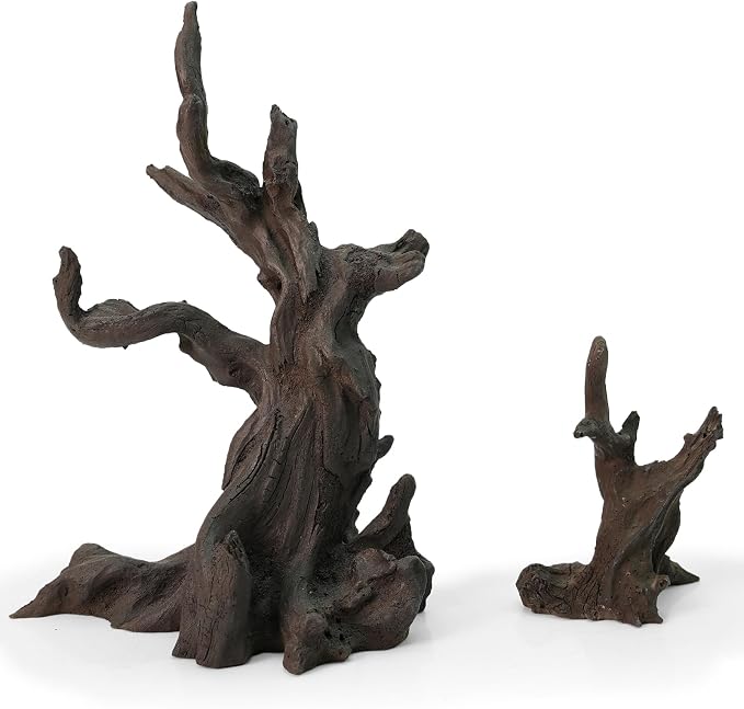 FZONE Resin Aquarium Driftwood, Aquarium Tree Decoration by FZONE