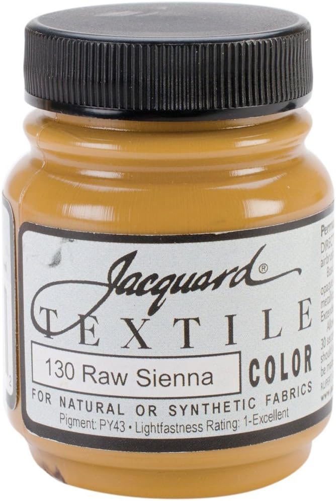 Jacquard Textile Paint 2.25 Oz Raw Sienna by Jacquard