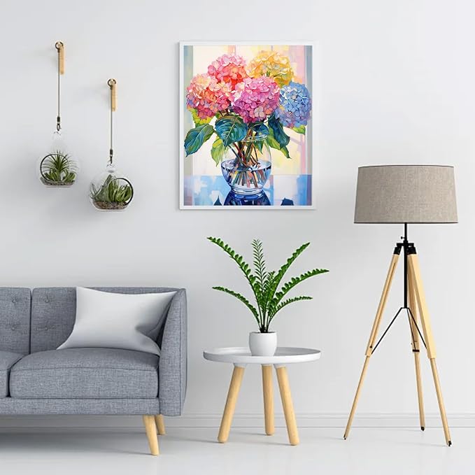 Ausanrl Hydrangea Diamond Painting Kits - Image 3