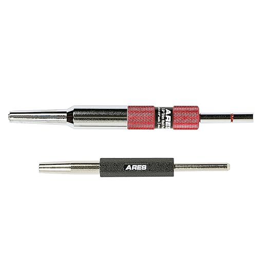 ARES 10117 2-Piece Trim Nail Punch Set 6-Inch and 7.5-Inch Punches Drive Nails Up to 1-1/4-Inch (31.2mm)