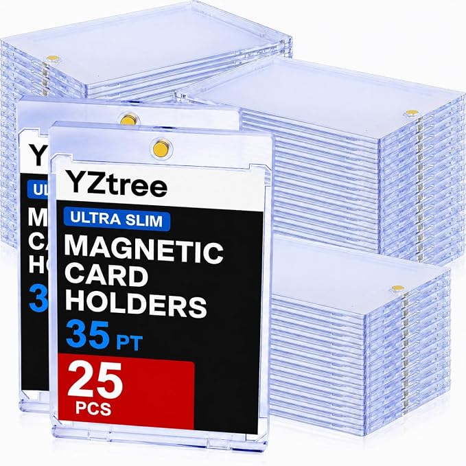 25ct Magnetic Card Holders: 35 pt Magnetic Cards Case by YZtree
