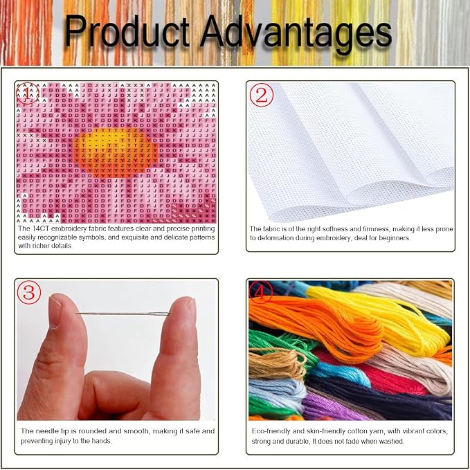VIGEGU 5 Pack Cross Stitch Kits - Image 4