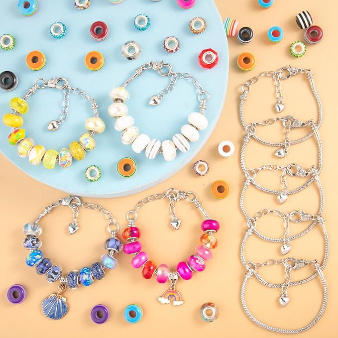 20 Pieces 6.3 Inch Snake Chain Charm Bracelets Adjustable Snake Charm Bracelet - Image 4