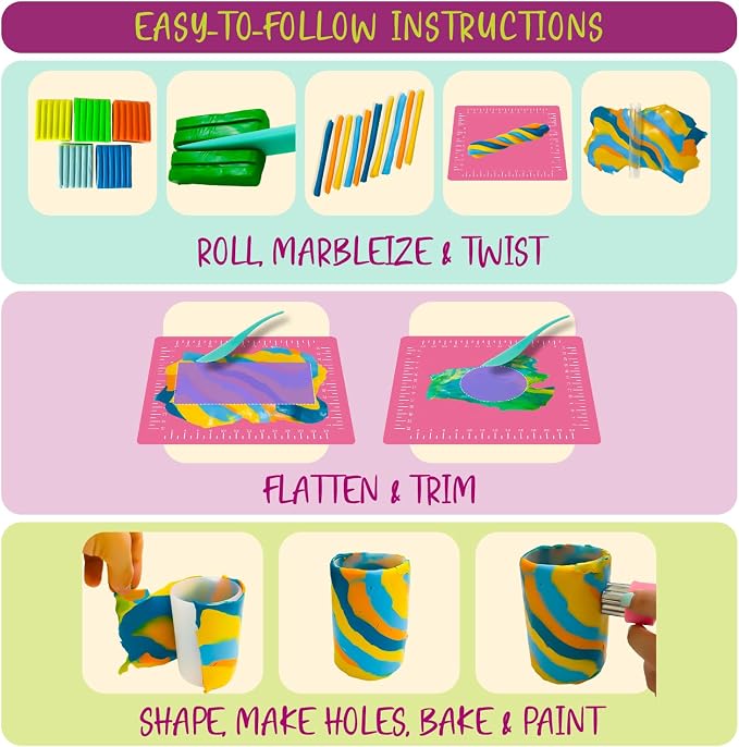Light-up Clay Lanterns Making Kit Activity - Image 7