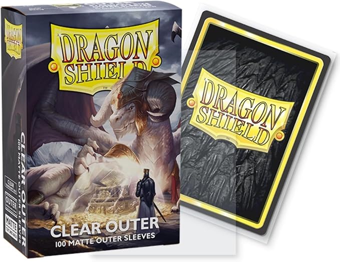 Dragon Shield | Matte Clear Outer Sleeves | 100 CT - Image 3