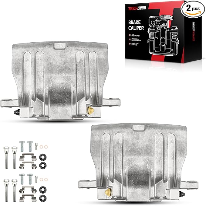 Torchbeam Front Brake Calipers Set for Dodge Charger 2006-2021, Chrysler 300 2005-2021, Dodge Challenger 2009-2021, Chrysler 200 2013-2014, Front Left and Front Right Calipers Replace # 185016+185017