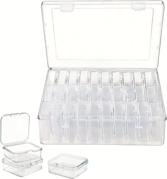 Bead Organizer Box 31-Piece by Unknown