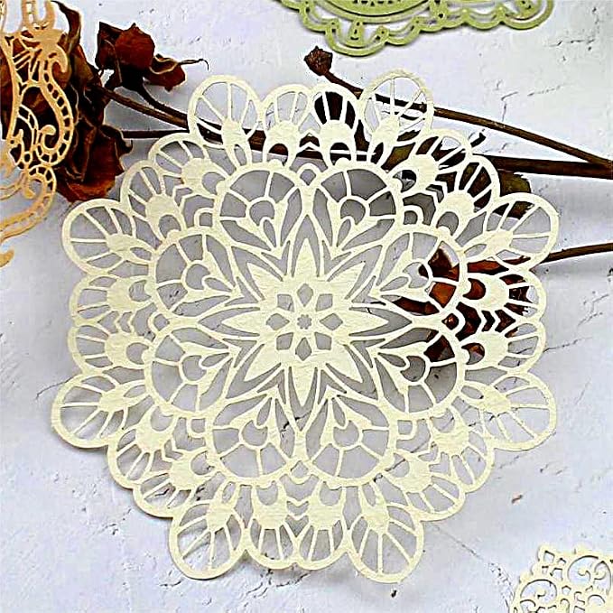 Vintage Scrapbook Paper Lace Cutouts - Image 8