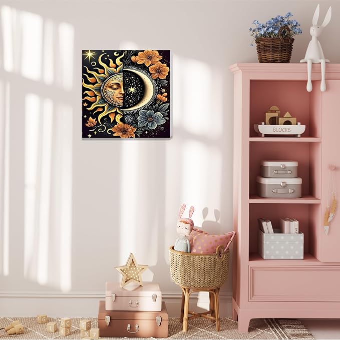 hkejoi Moon Paint by Numbers Kit - Image 6