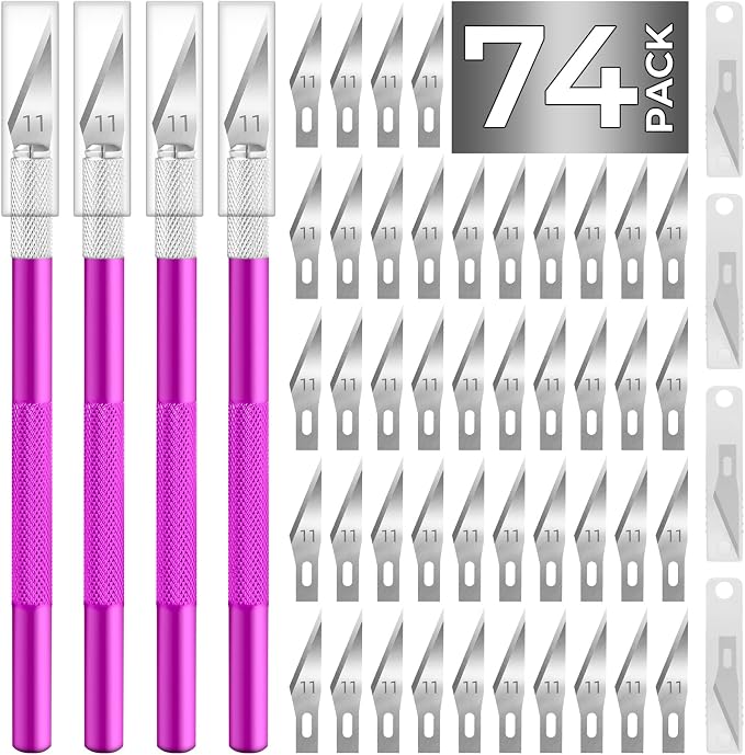 Exacto Knife, Craft Knife Hobby Knife 74 Pack by JTIEO