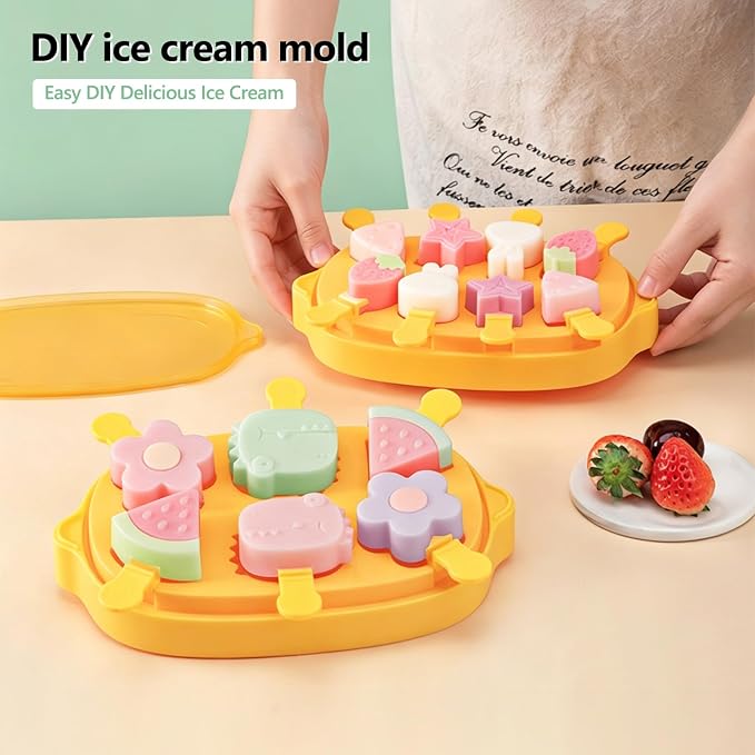 Silicone Popsicle Mold, Cute Dinosaur Popsicle Silicone Molds - Image 3