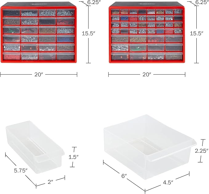 22 & 44 Drawer Storage Cabinet - Tool Storage