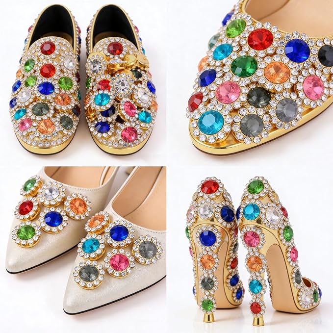 200 PCS 12MM Crystal Glass Sew on Rhinestones Jewels Gems - Image 3
