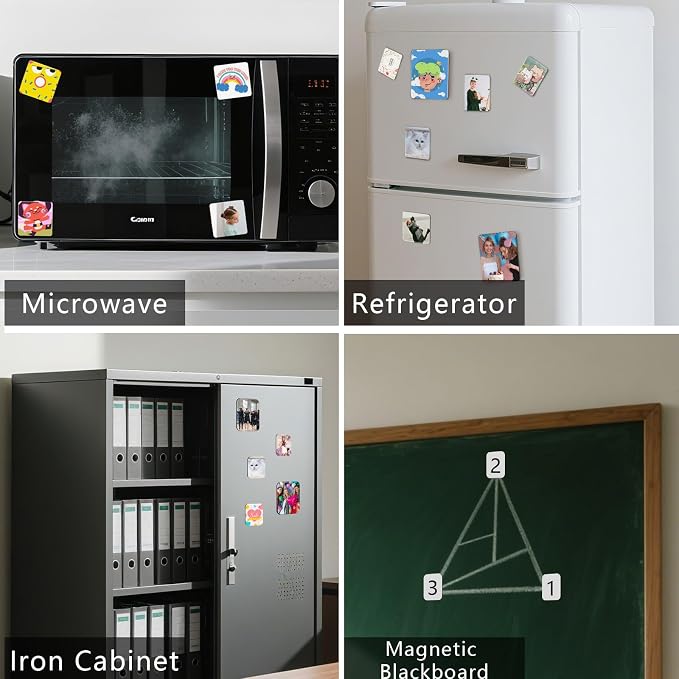 40Pcs Sublimation Picture Magnet Blanks Personalized Square Magnets - Image 6