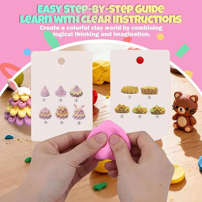 Air Dry Clay Kit for Kids | 12 Pack - Image 5