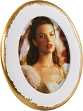 5x7 Ornate Oval Picture Frame, Hand-Crafted Resin Frame by ZIHARA