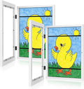 Kids Art Frames, 8.5x11 Front Opening Kids Artwork Frames Changeable, Holds 50 by GULETHUN