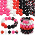 ASTARON 100 Pcs 15mm Silicone Beads by ASTARON