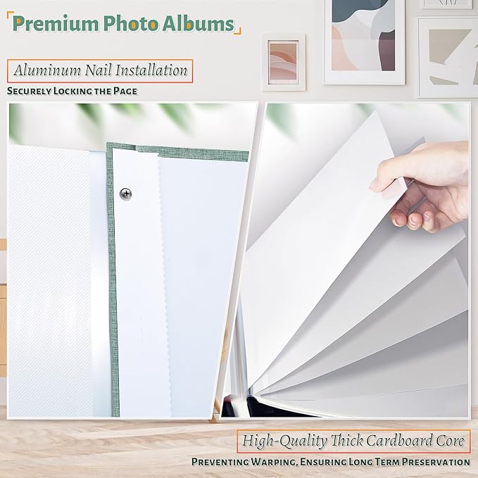 Artfeel Photo Album Self Adhesive Scrapbook, Large Photo Book - Image 4