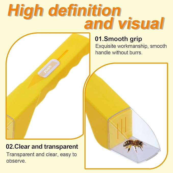 2Pcs Small Animals Catcher Quick Release Humane Catching Tool Clear Contactless - Image 2