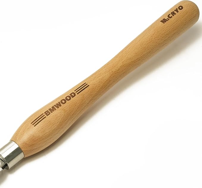 Cryo M2 HSS 25mm Skew Chisel with Handle Length 15",Woodlathe Chisels, Woodlathe Tools.