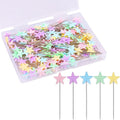 Elisel 200 pcs Multicolor Straight Pins Straight Quilting Pins Craft by Elisel