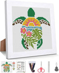 WUSARPLY Sea Turtle Stamped Cross Stitch Kits by WUSARPLY