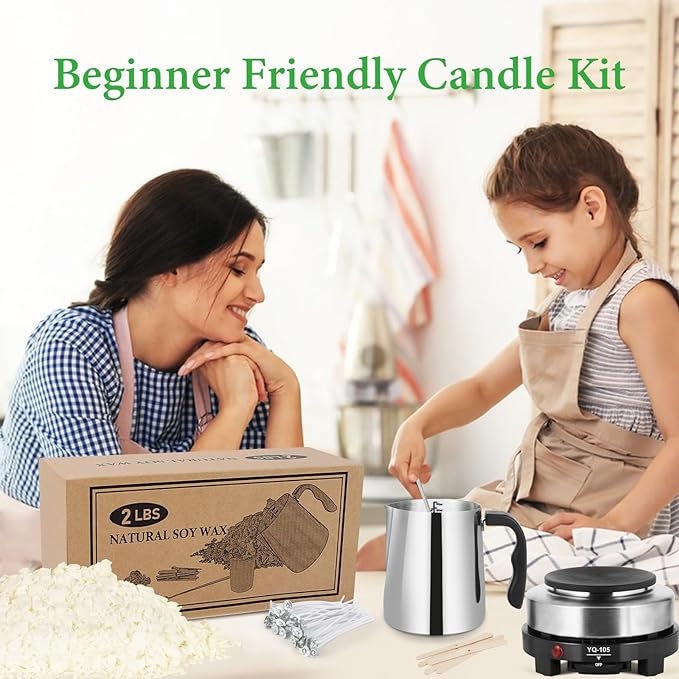 SAEUYVB Candle Making Kit with Wax Melter, Candle Wax - Image 5