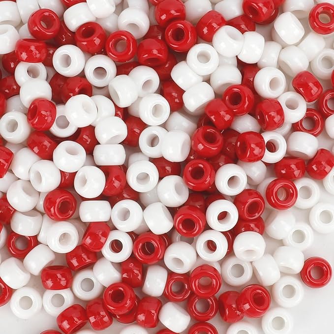 1100 Pcs Beads, Pony Beads, Beads by anpiwshjo