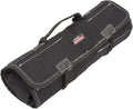 Dickies Small Wrench/Screwdriver Organizer Roll for Mechanics, 16 Tool Pockets, Durable Canvas Construction, 13.5 in. x 12.75 in. Unrolled, Black