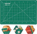 WISYOK 6" x 8" A5 Craft Mat, Small Rotary Cutting Mat by WISYOK