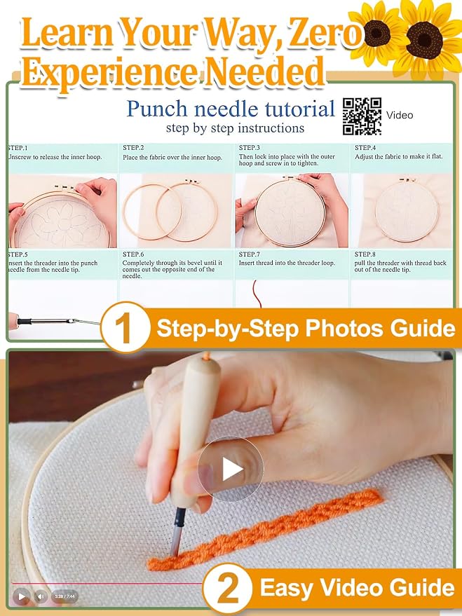 Punch Needle Kit Adults Beginner - Image 5