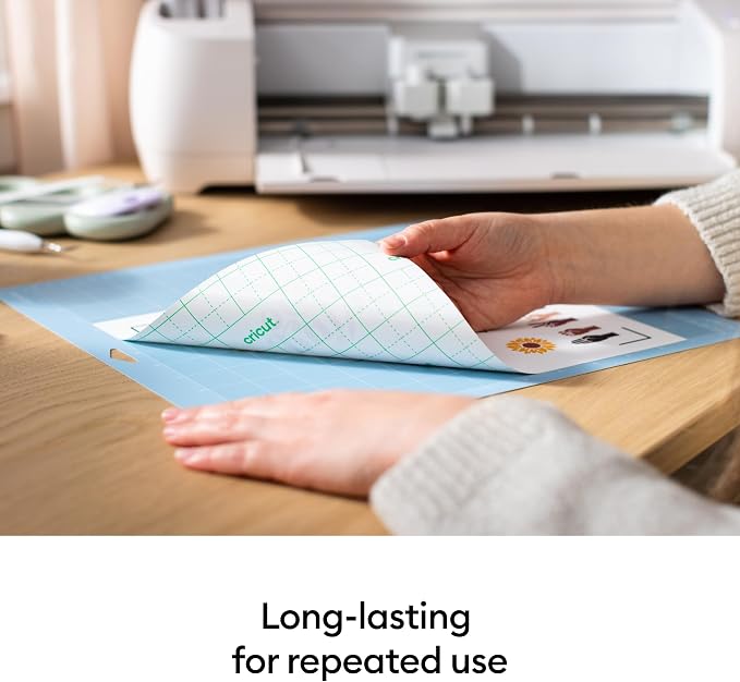 Cricut LightGrip Cutting Mats 12in x 12in | Reusable Cutting Mats - Image 4