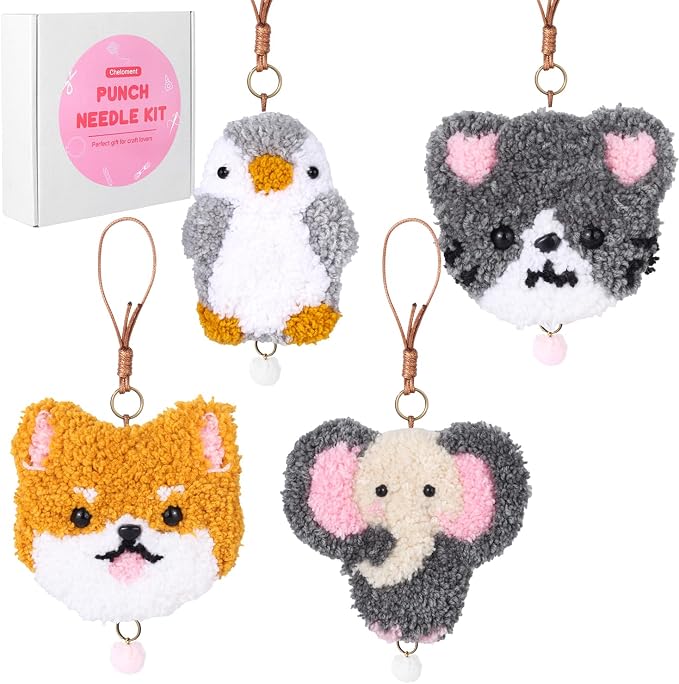 Punch Needle Kit for Beginner, Embroidery Kit by Unknown
