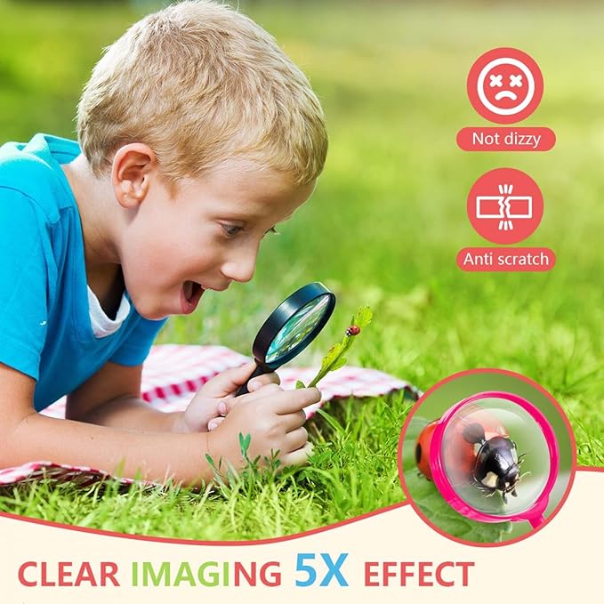 SenseYo 10 PCS Mini Magnifying Glass - Image 3