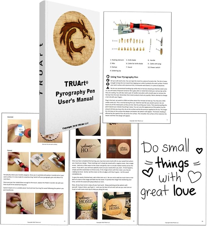 TRUArt Wood and Leather Pyrography Pen Set - Image 4
