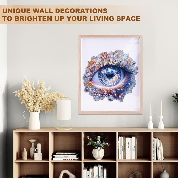 Abyssal Eye Puzzles Adults Gifts Wooden 235 Pieces 13.4 * 12.7in - Image 7