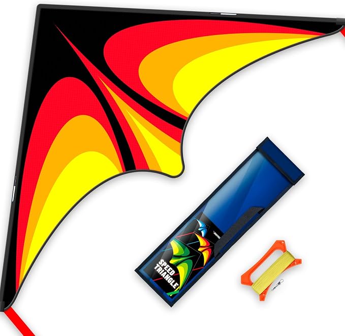 Delta Kite Set for Kids and Adults, Extremely Easy to Launch for Beginners by SGftre