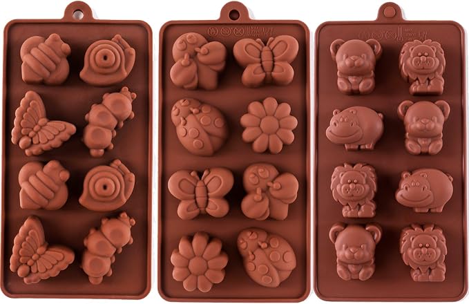 Silicone Molds Non-stick Chocolate Candy Mold, Soap Molds, Silicone Baking mold by Staruby
